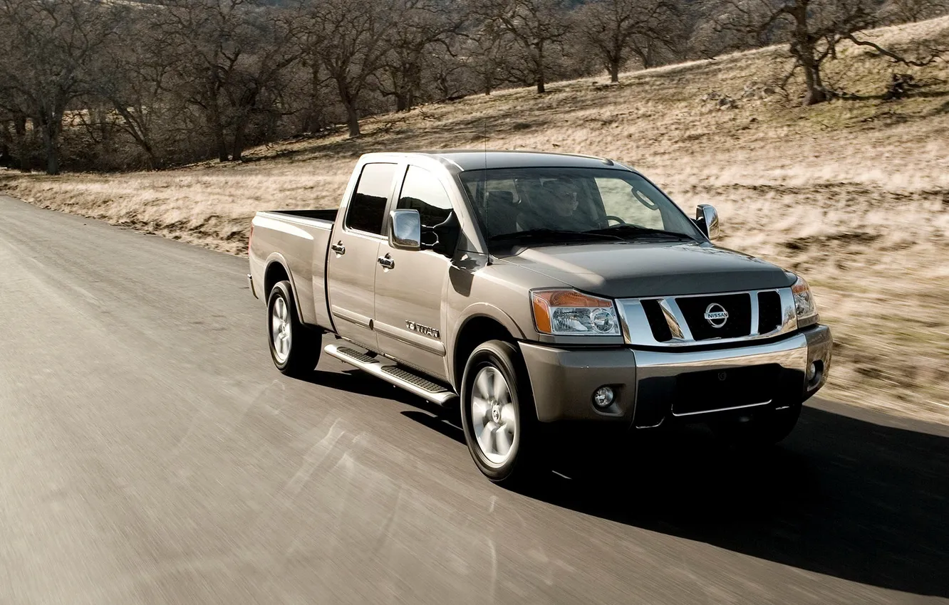 Photo wallpaper SUV, Nissan, pickup, Offroad, Titan
