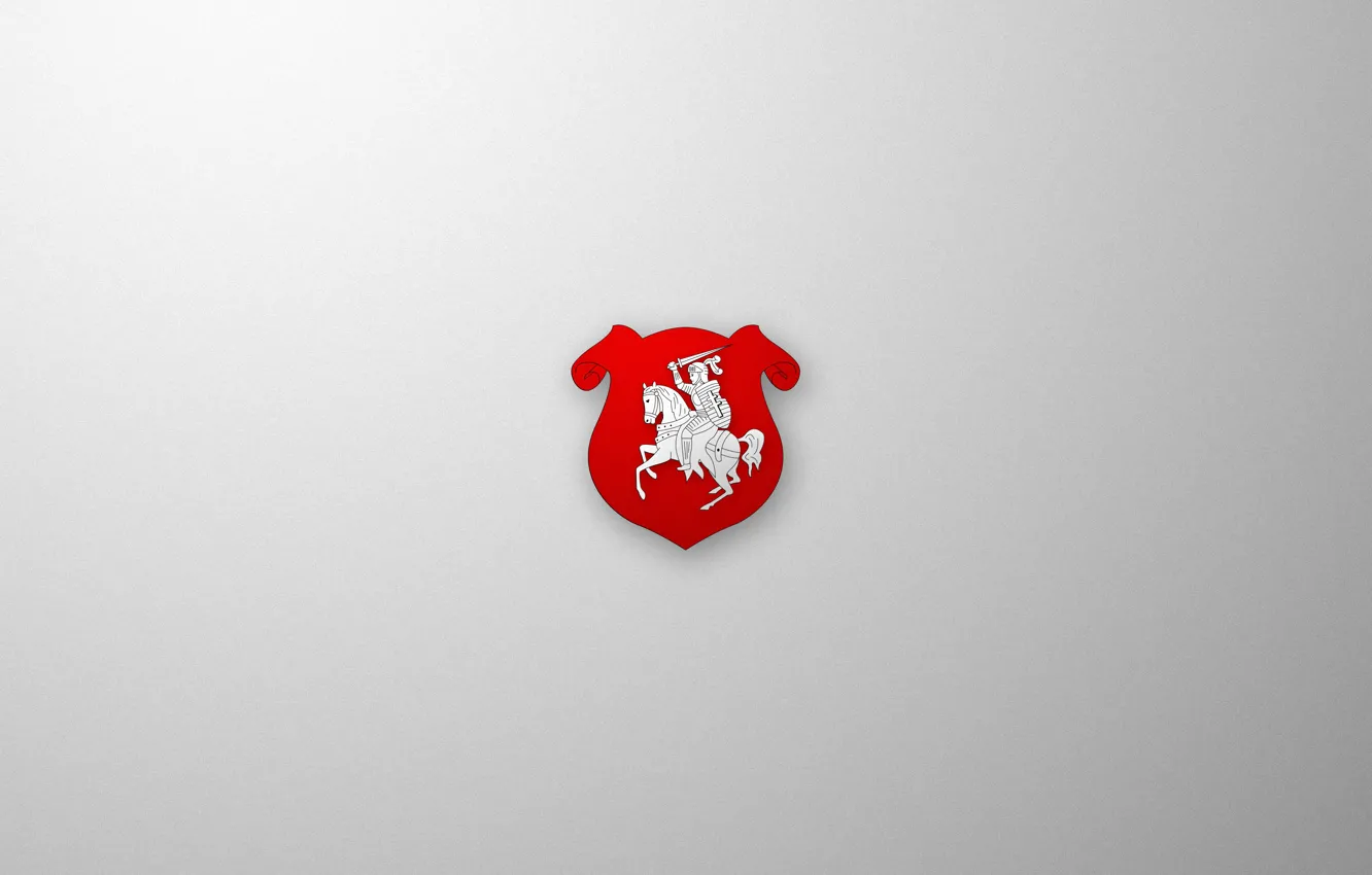 Photo wallpaper Wallpaper, chase, Pahonia, Belarus, Emblem, Belarus, BNR, Chase