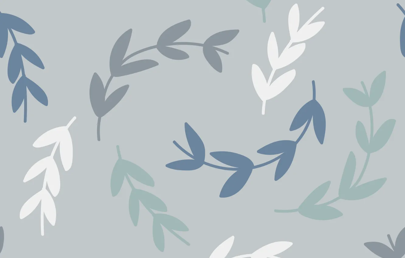 Photo wallpaper grey, background, texture, background, pattern, Wallpaper, Leaves