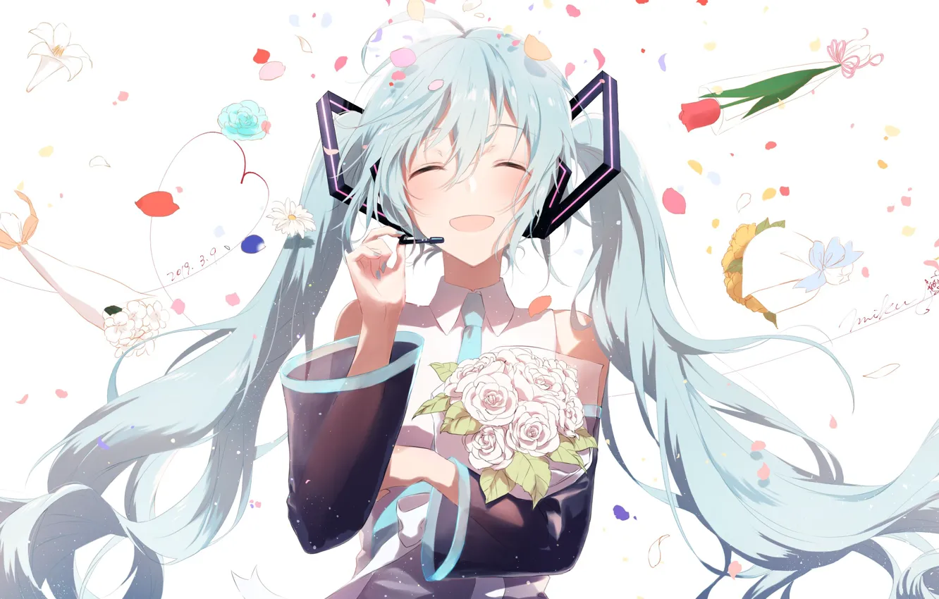 Photo wallpaper vocaloid, hatsune miku, sena tea29