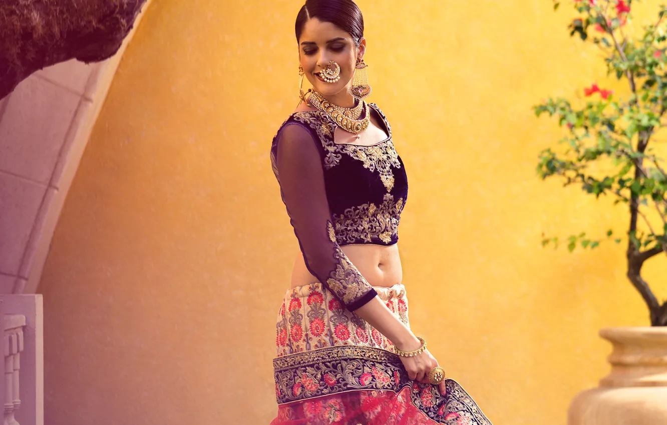 Photo wallpaper girl, hot, sexy, eyes, smile, beautiful, figure, model