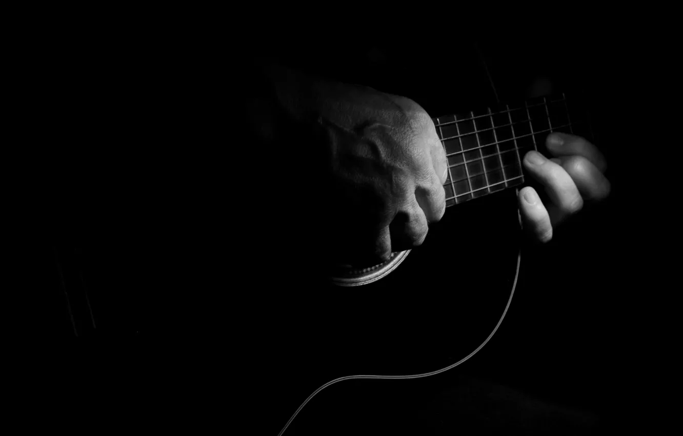 Photo wallpaper music, background, guitar