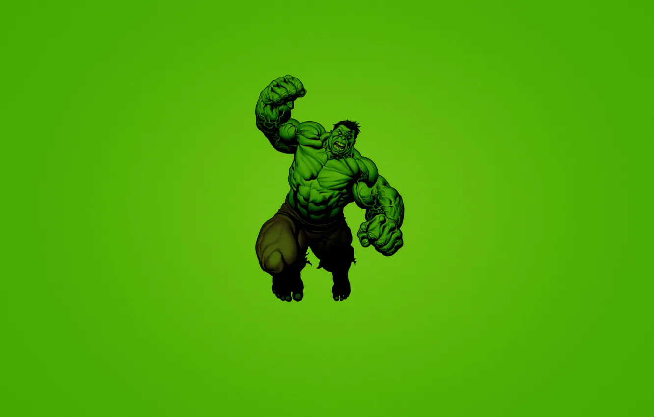 Photo wallpaper green, fiction, rage, Hulk, Hulk, Marvel