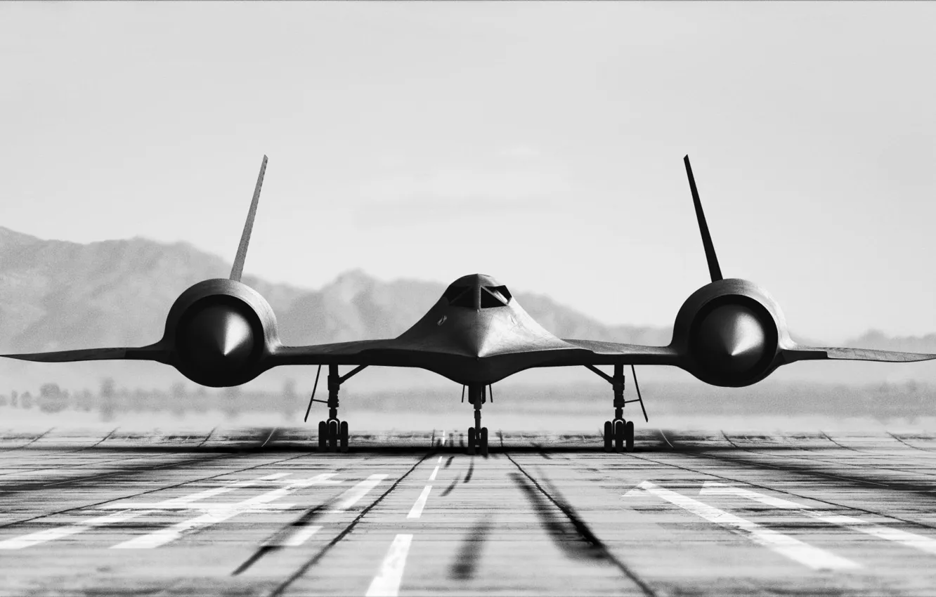 Photo wallpaper scout, Blackbird, Lockheed, SR-71, strategic, supersonic