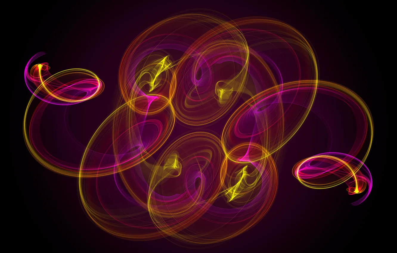 Photo wallpaper colors, abstract, background, neon, fractal