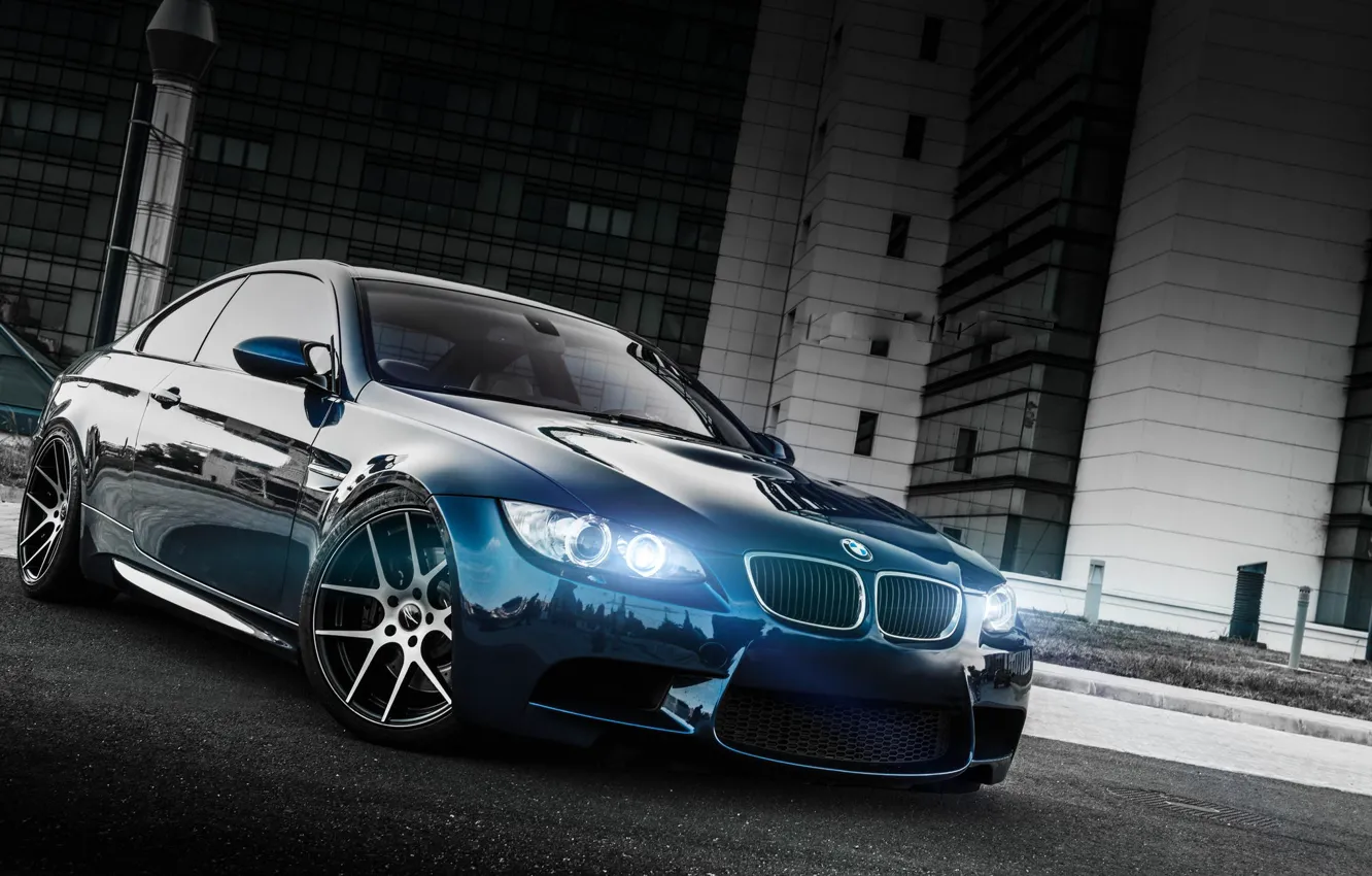 Photo wallpaper tuning, bmw, BMW, E92, stance