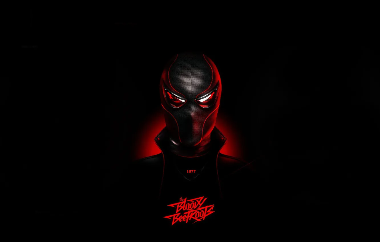 Photo wallpaper Dark, Neville Dsouza, Music, Render, Mask, Sir Bob Cornelius Numbering, The Bloody Beetroots, by Neville …