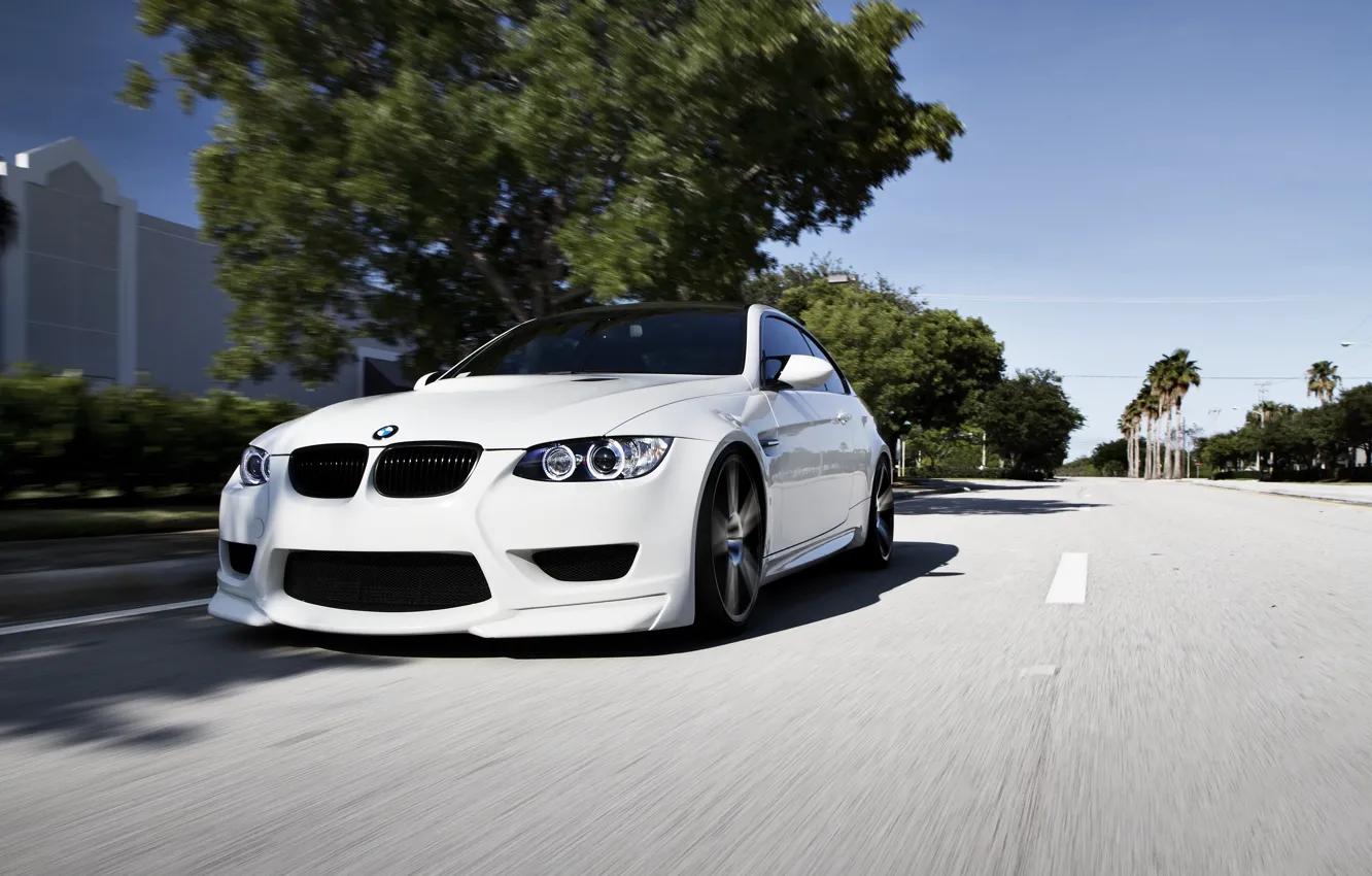 Photo wallpaper road, BMW