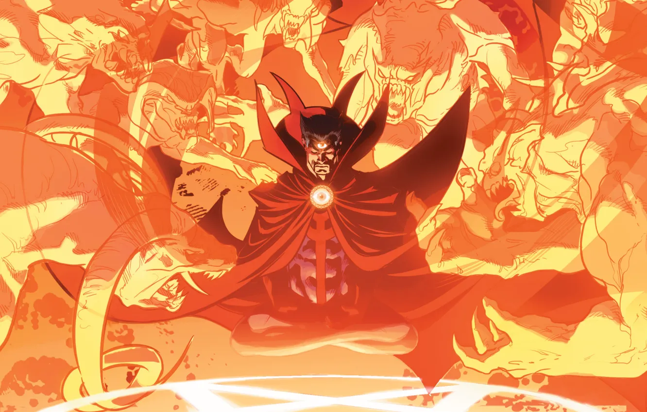 Photo wallpaper comic, Doctor Strange, Doctor Strange.MARVEL