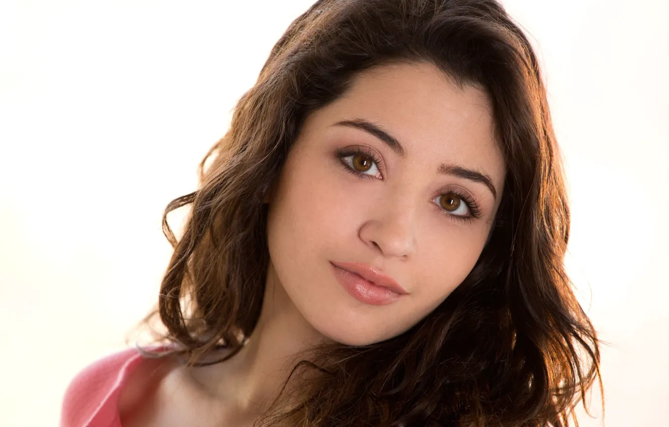 Photo wallpaper girl, hot, sexy, eyes, smile, beautiful, model, pretty