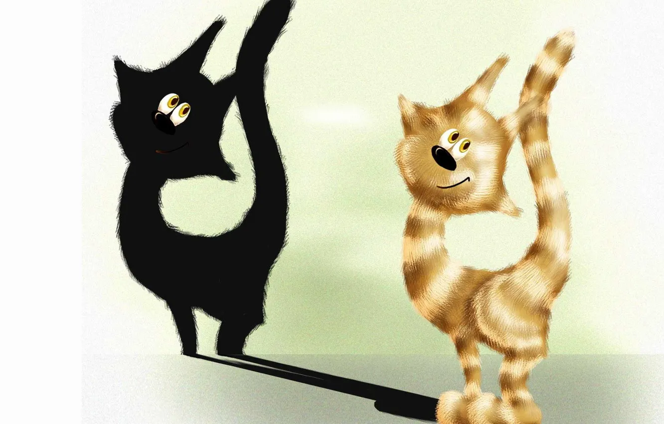 Photo wallpaper figure, shadow, Koshak