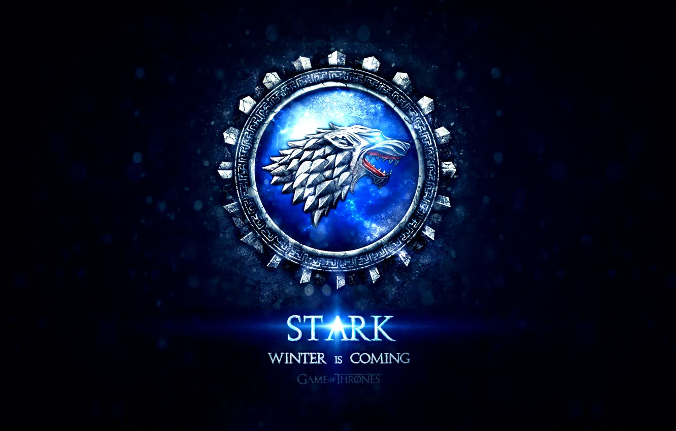 Photo wallpaper wolf, Game of Thrones, Song of Ice and Fire, winter is coming, Stark, heraldry, coat …