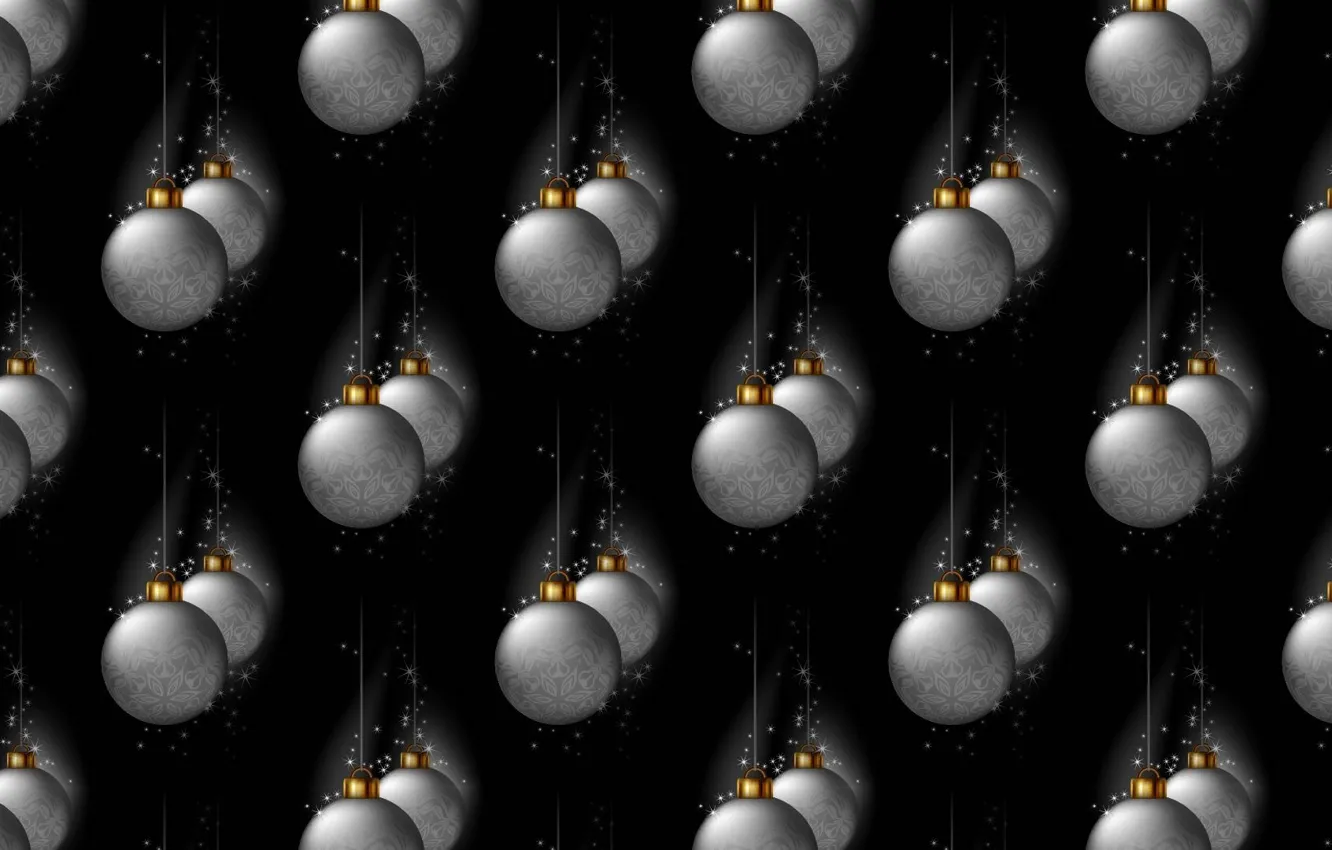 Photo wallpaper background, holiday, balls, texture, New year