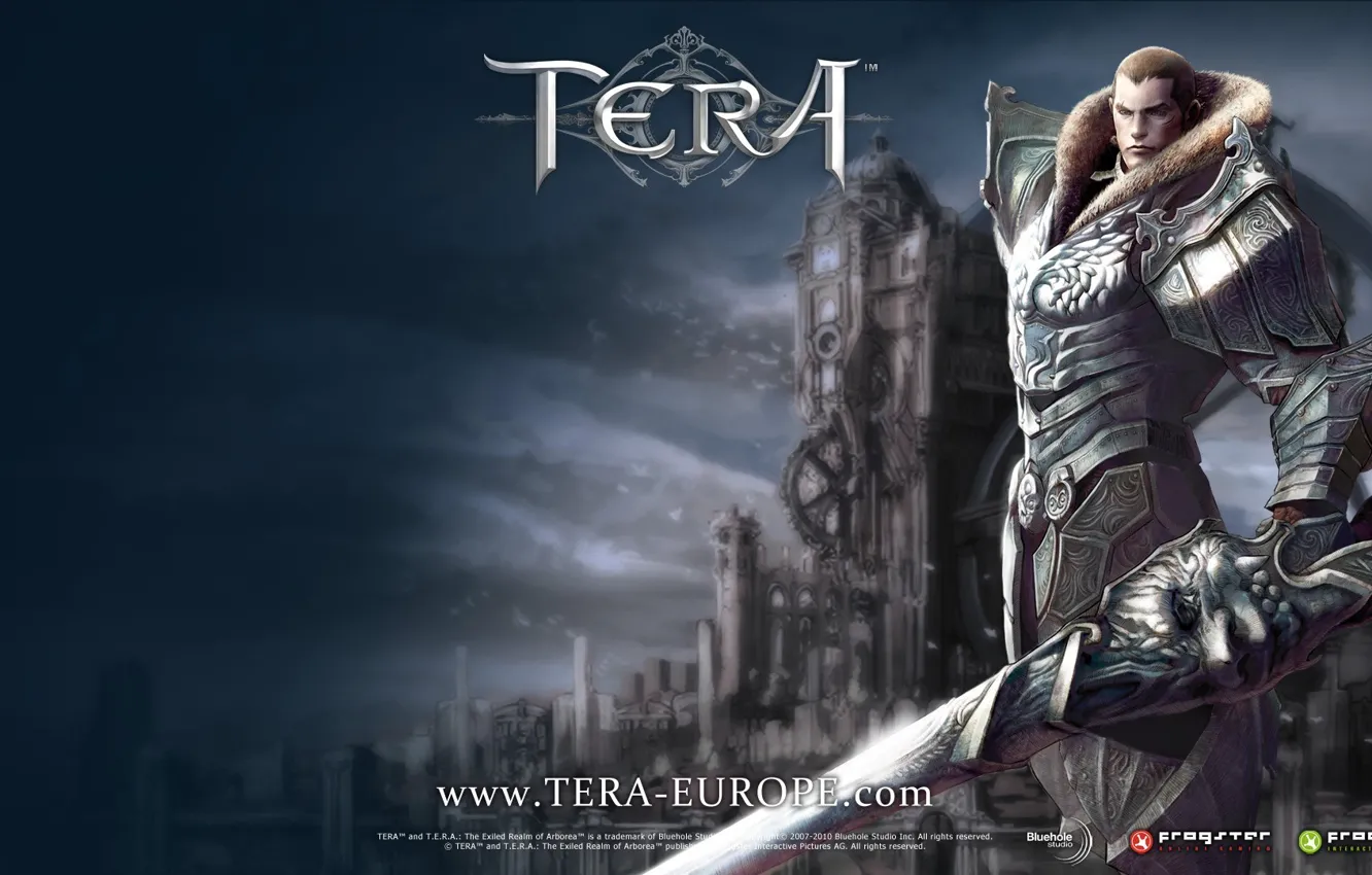 Photo wallpaper castle, people, spear, tera, human, TERA online