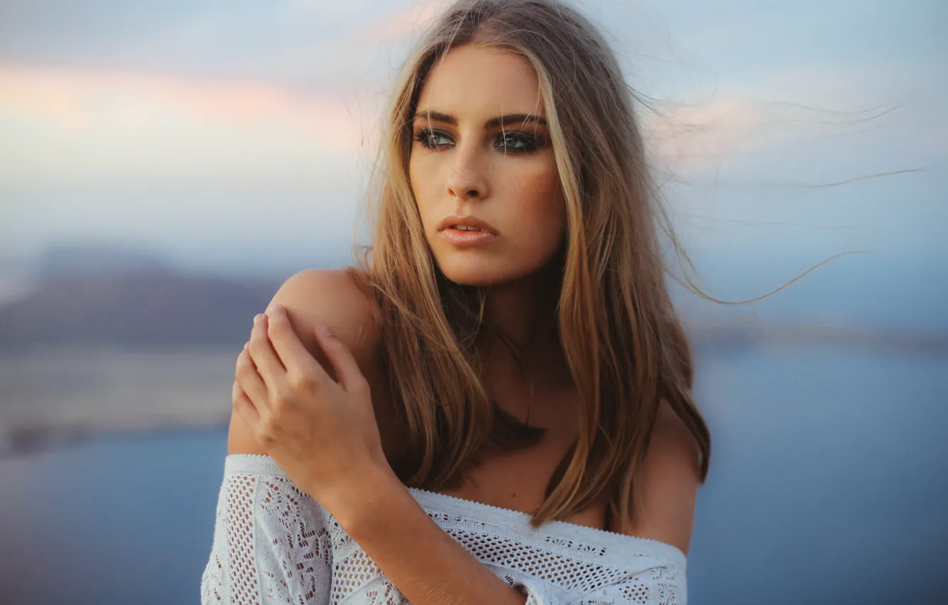 Photo wallpaper look, sponge, teeth, David Olkarny, Going where the wind blows