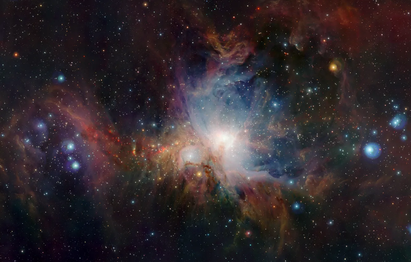 Photo wallpaper stars, nebula, constellation, Orion, Messier 42