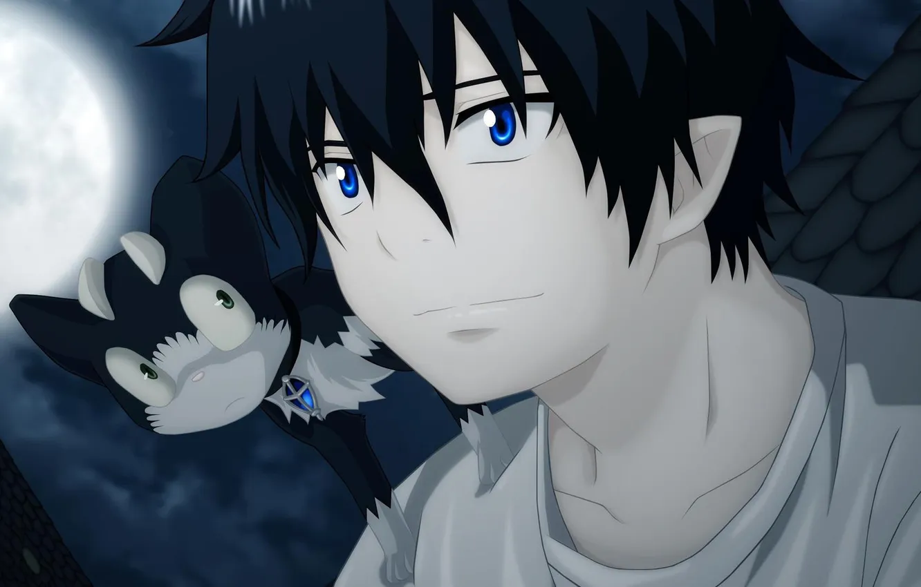 Wallpaper anime, art, guy, Rin Okumura, blue exorcist for mobile and - Who Does Rin Okumura End Up With