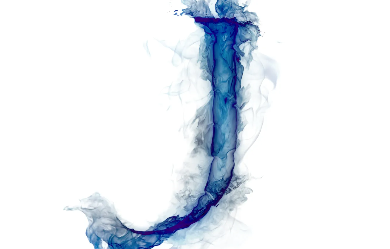 Photo wallpaper letters, smoke, gas, Litera