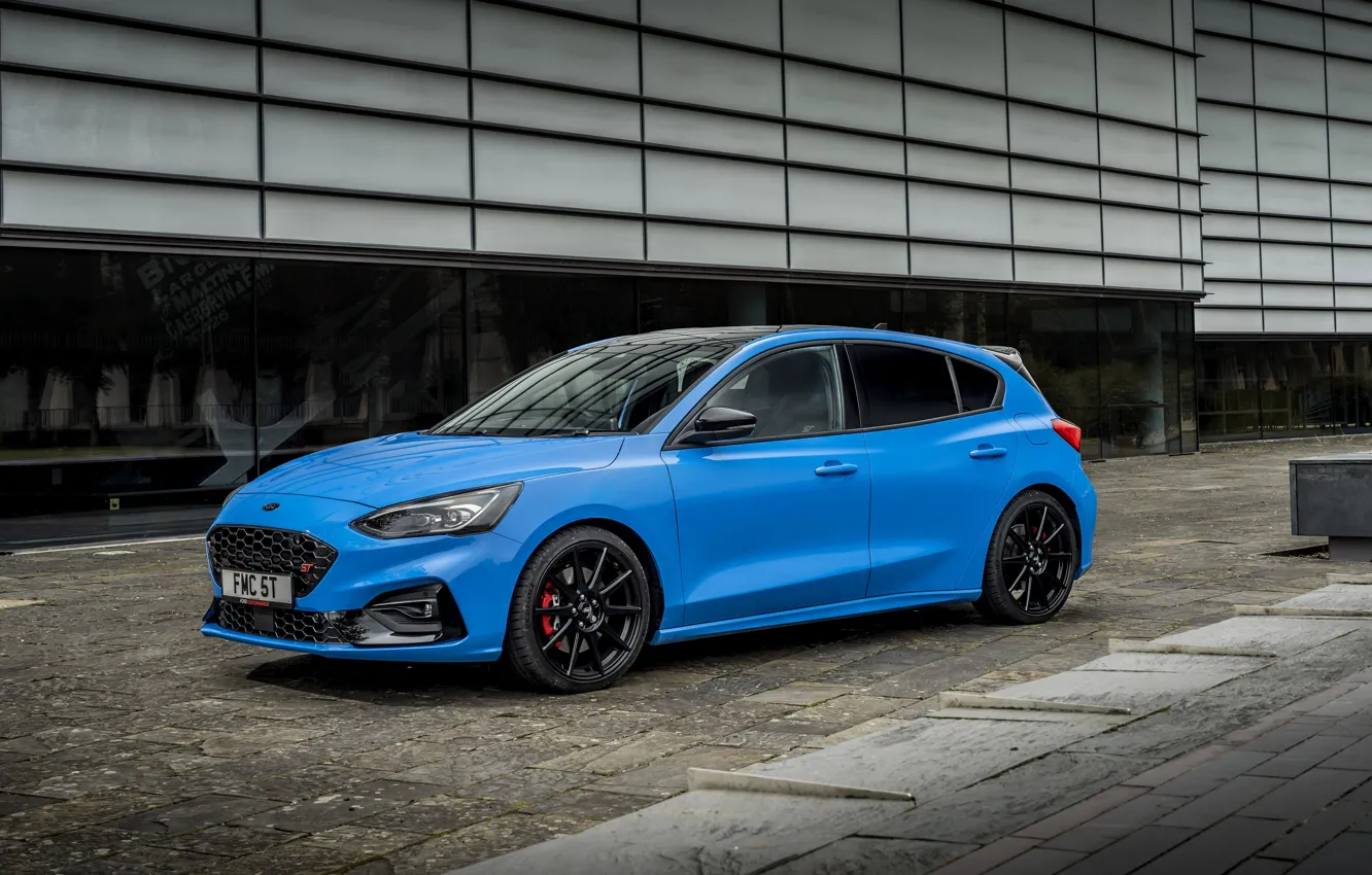 Photo wallpaper ford, blue, focus, edition