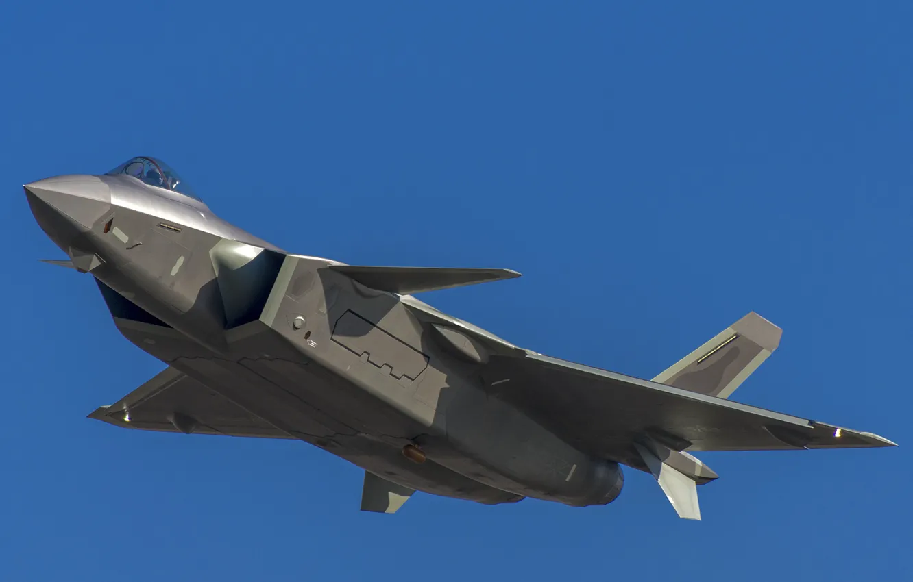 Photo wallpaper fighter, J-20, Chengdu J-20, AIR FORCE CHINA