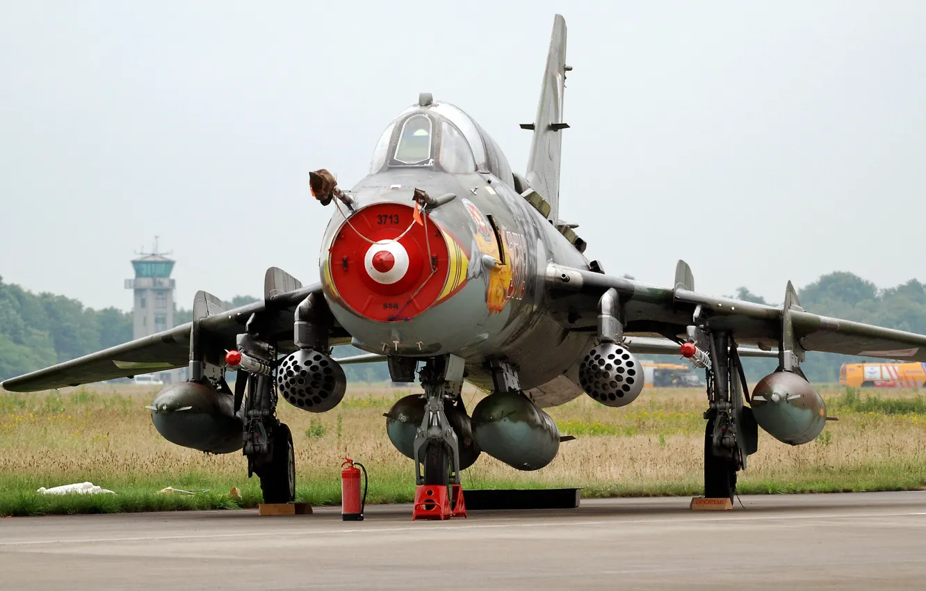 Photo wallpaper fighter, bomber, the airfield, Su-22M
