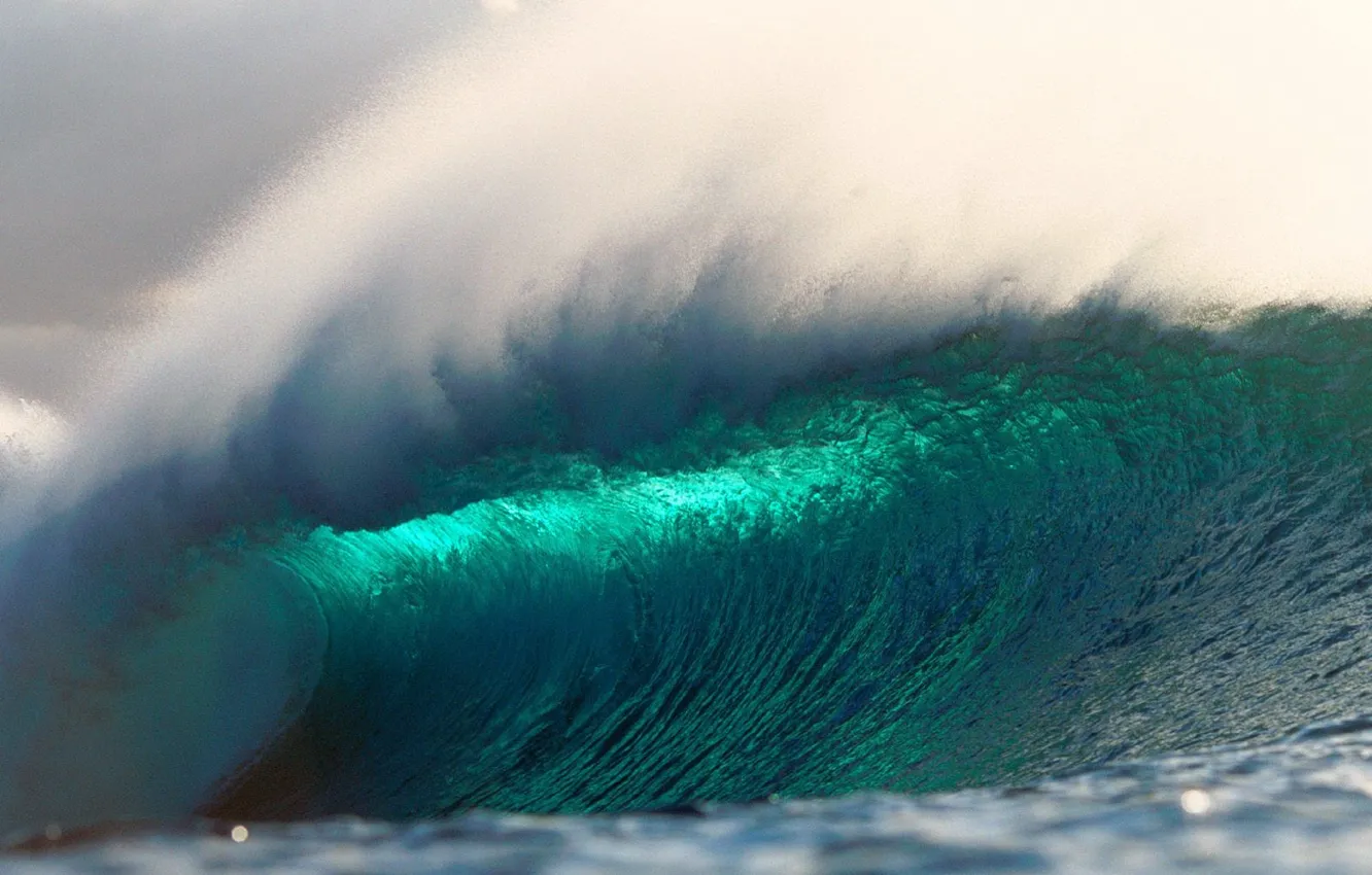 Photo wallpaper sea, wave, water