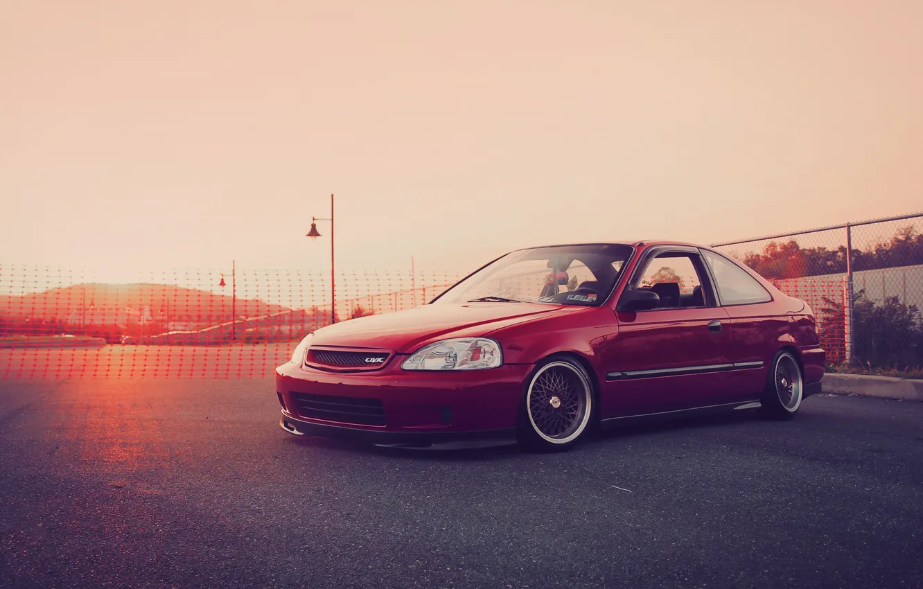 Photo wallpaper honda, Honda, civic, civic