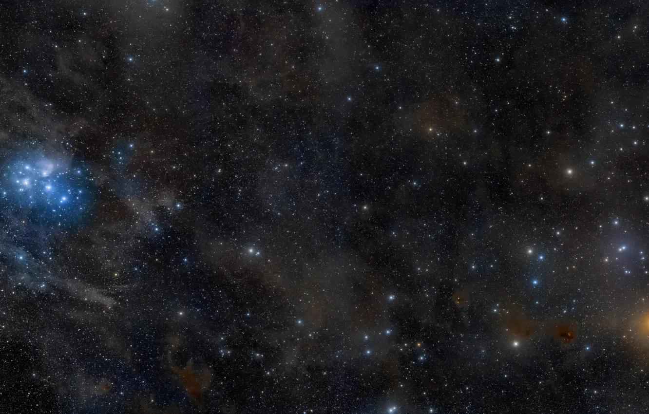 Photo wallpaper stars, constellation, The Pleiades, Taurus, The Hyades