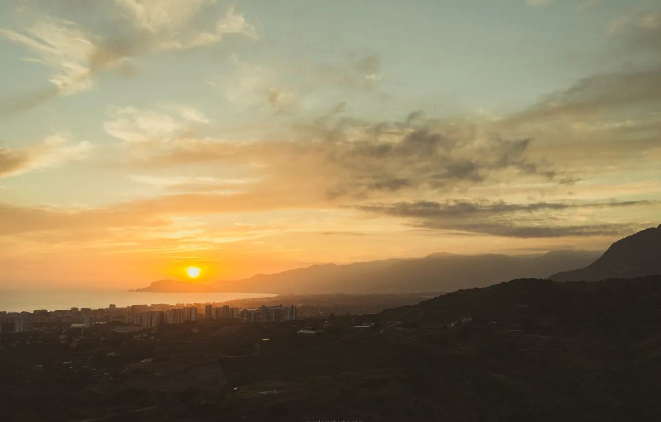 Photo wallpaper sunset, Turkey, Turkey, Antalya, Antalya