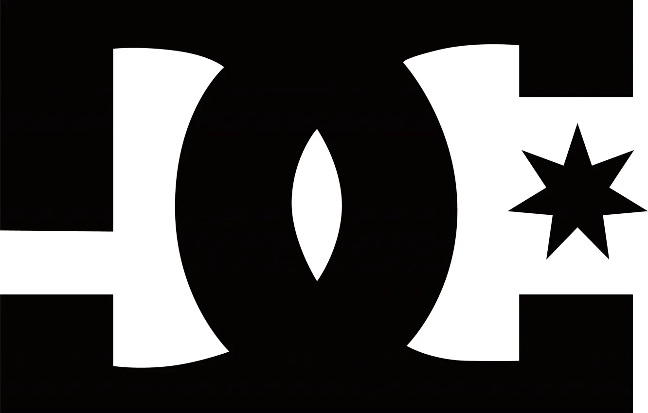 Photo wallpaper logo, DC Shops