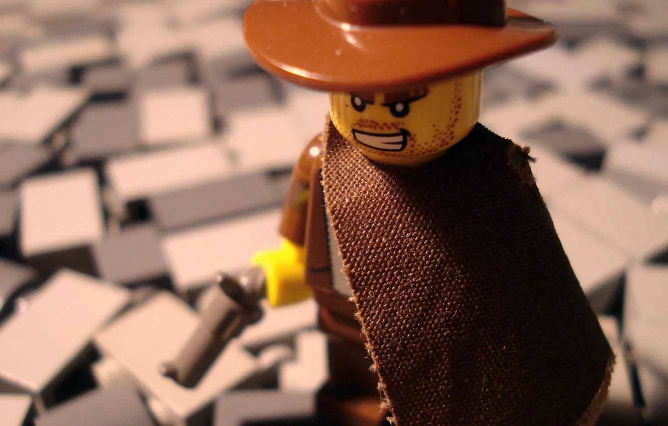 Photo wallpaper macro, toy, figures, LEGO