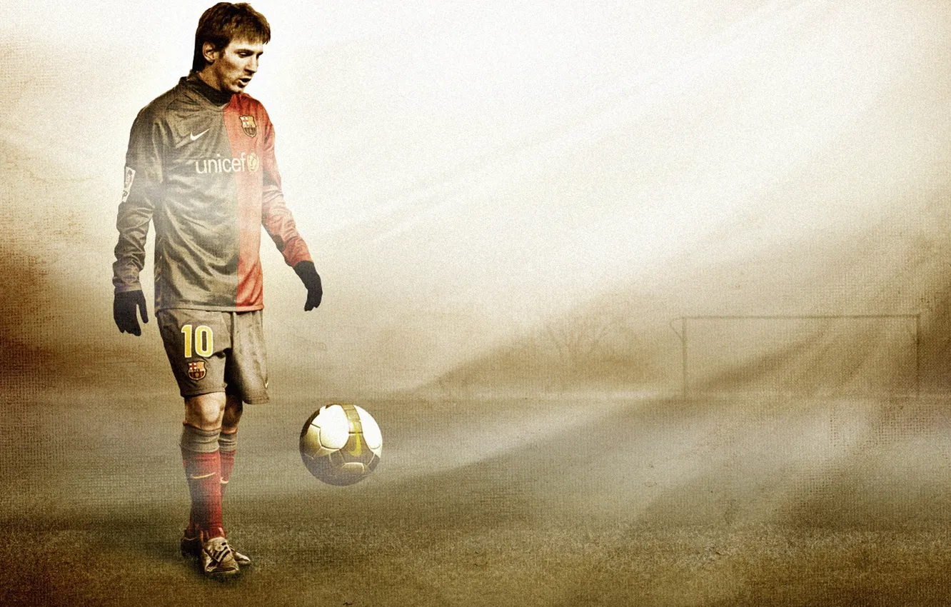 Photo wallpaper football, lionel messi, barcelona