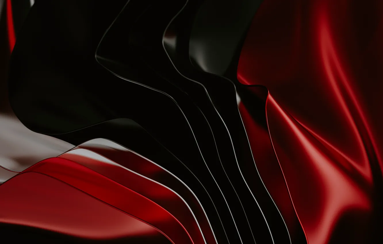 Photo wallpaper red, black, material