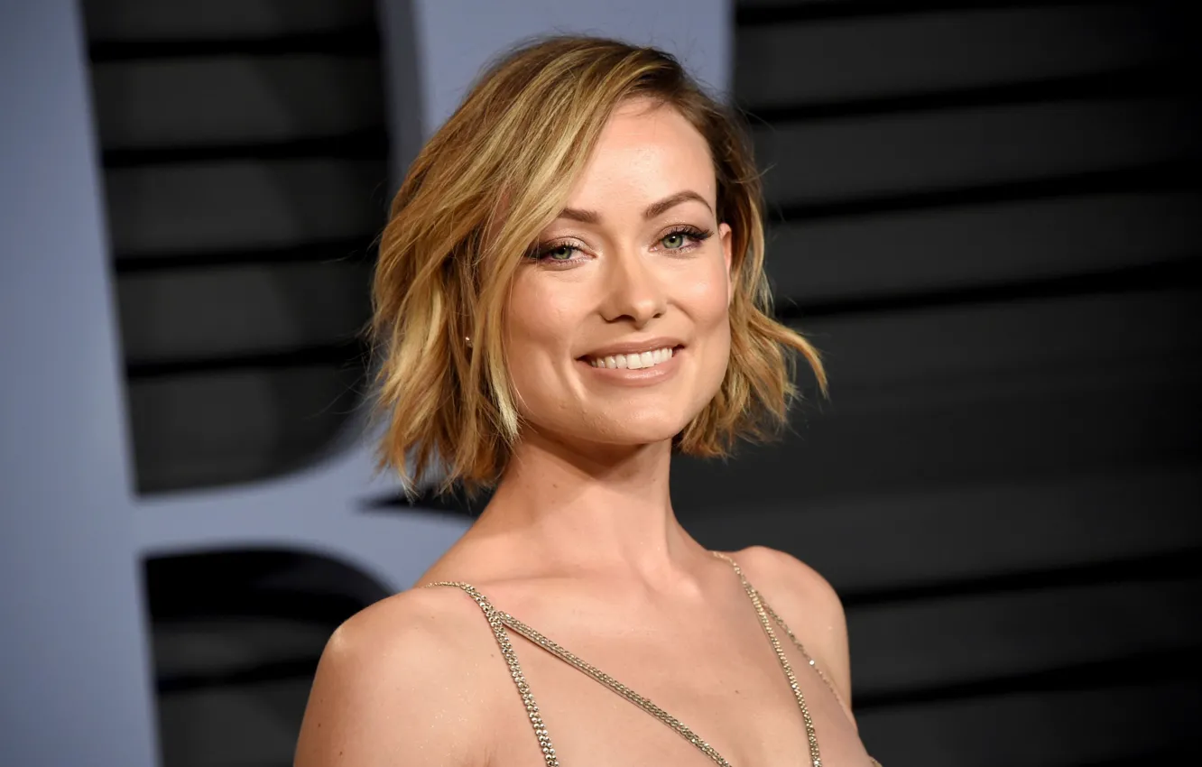 Photo wallpaper look, pose, smile, makeup, actress, Olivia Wilde, Olivia Wilde, hair