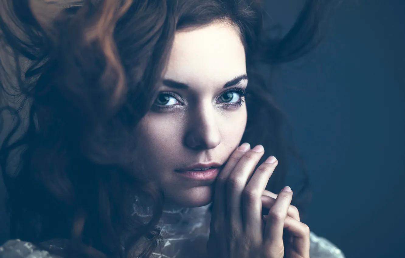 Photo wallpaper look, portrait, Sarah