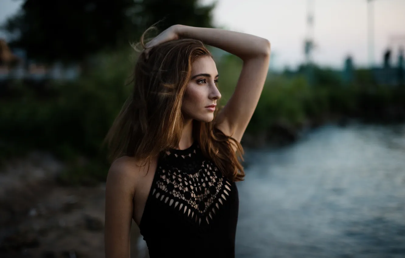 Photo wallpaper summer, look, face, background, hair