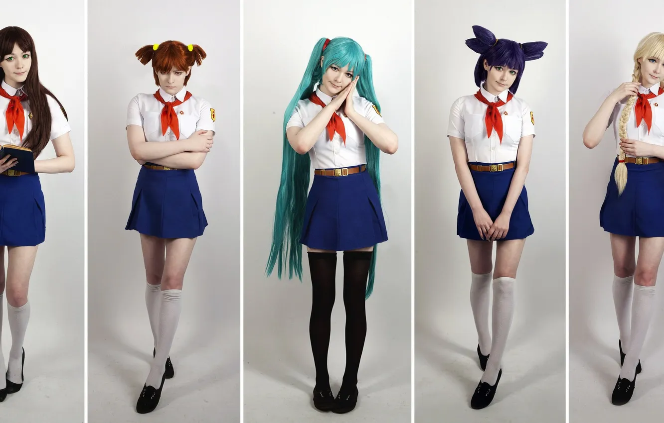 Photo wallpaper USSR, communism, pioneer, wallpapers, cosplay, children, joy, endless summer