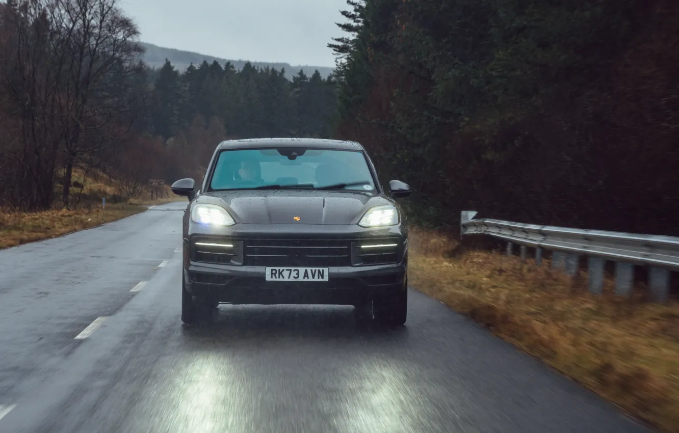 Photo wallpaper Porsche, Cayenne, Porsche Cayenne E-Hybrid