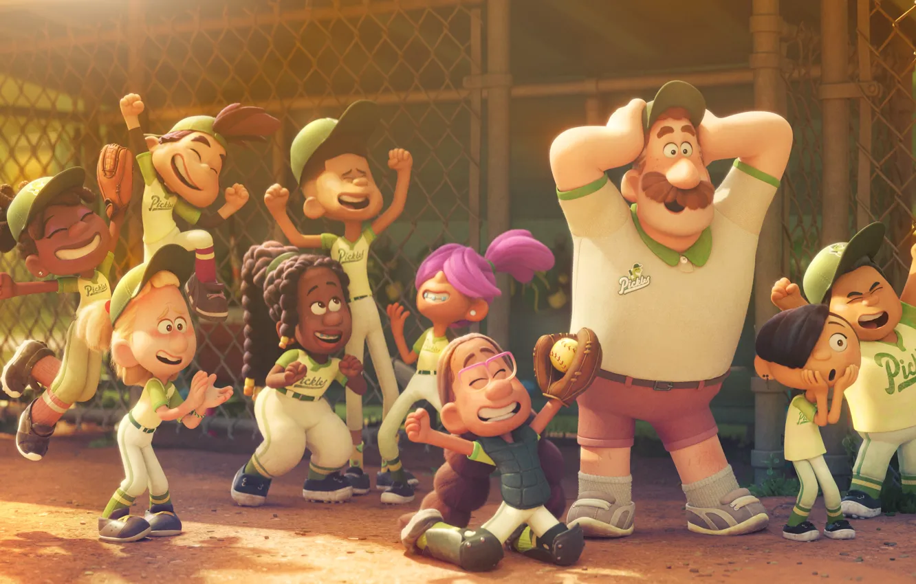 Photo wallpaper children, cartoon, male, TV series, tv series, Pixar Animation Studios, 2023, Coach Dan