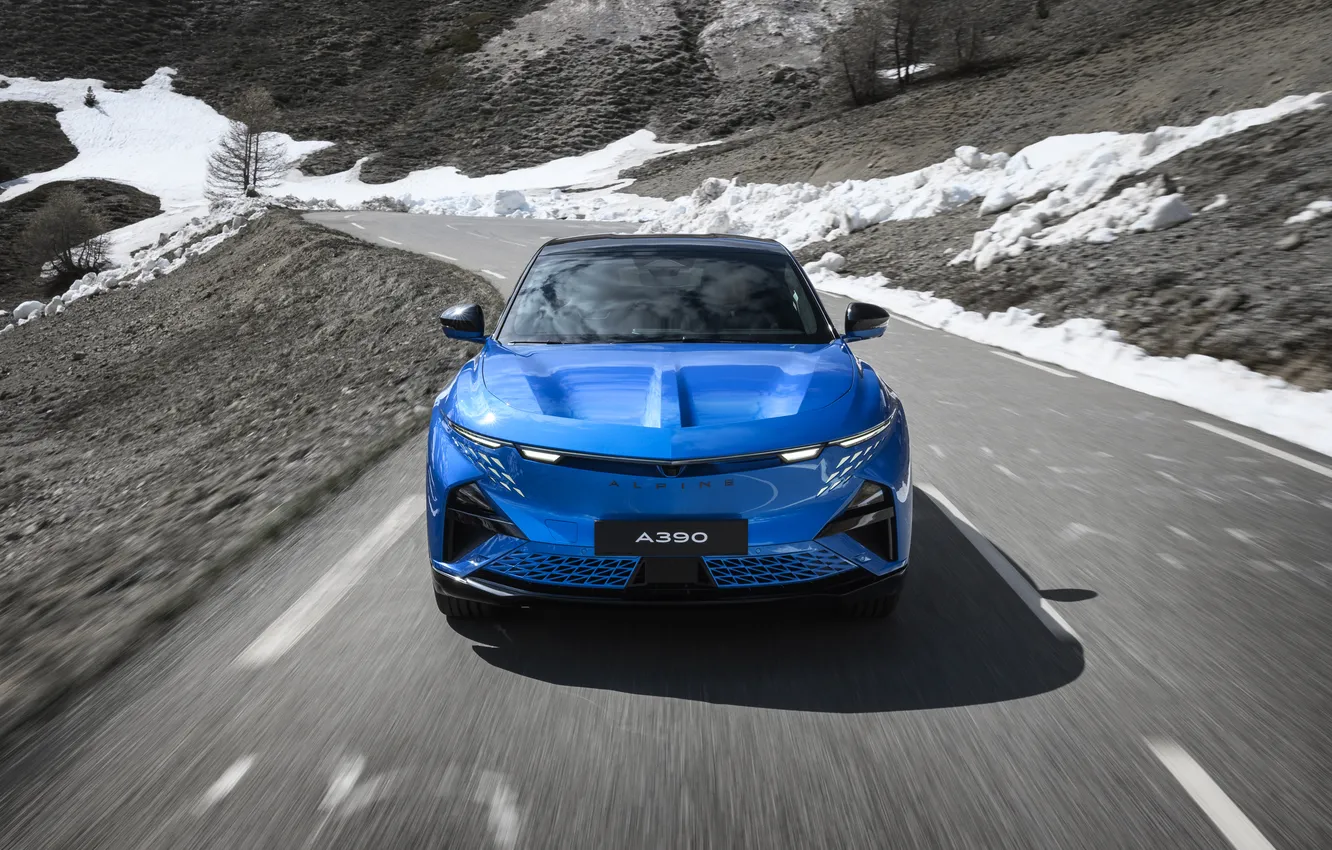Photo wallpaper crossover, GTS, Alpine, 2025, A390, Alpine A390 GTS