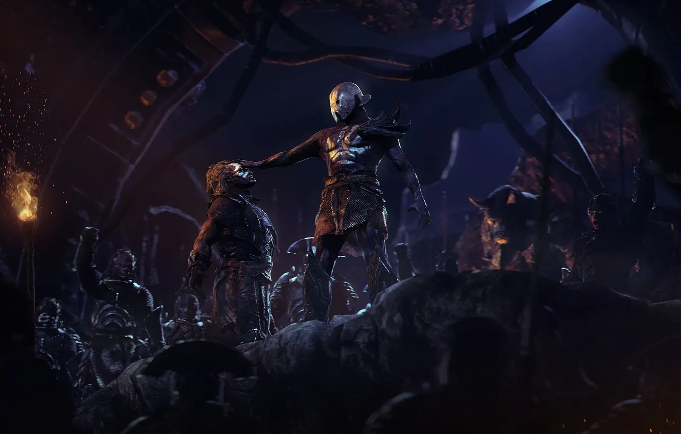 Photo wallpaper lord of the rings, Middle-earth: Shadow of Mordor, Uruk-hai, Uruk