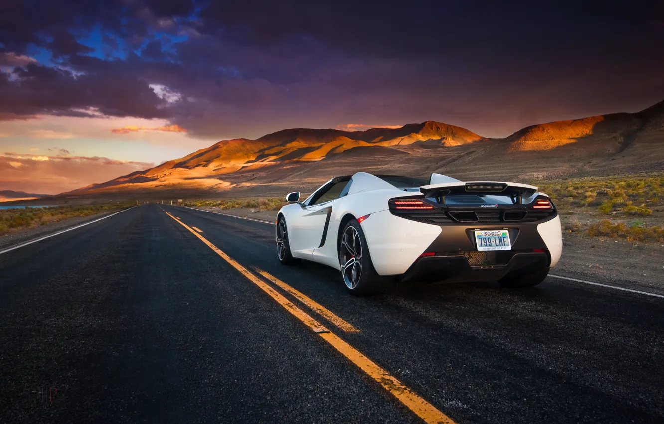 Photo wallpaper McLaren, supercar, MP4-12C, Spider