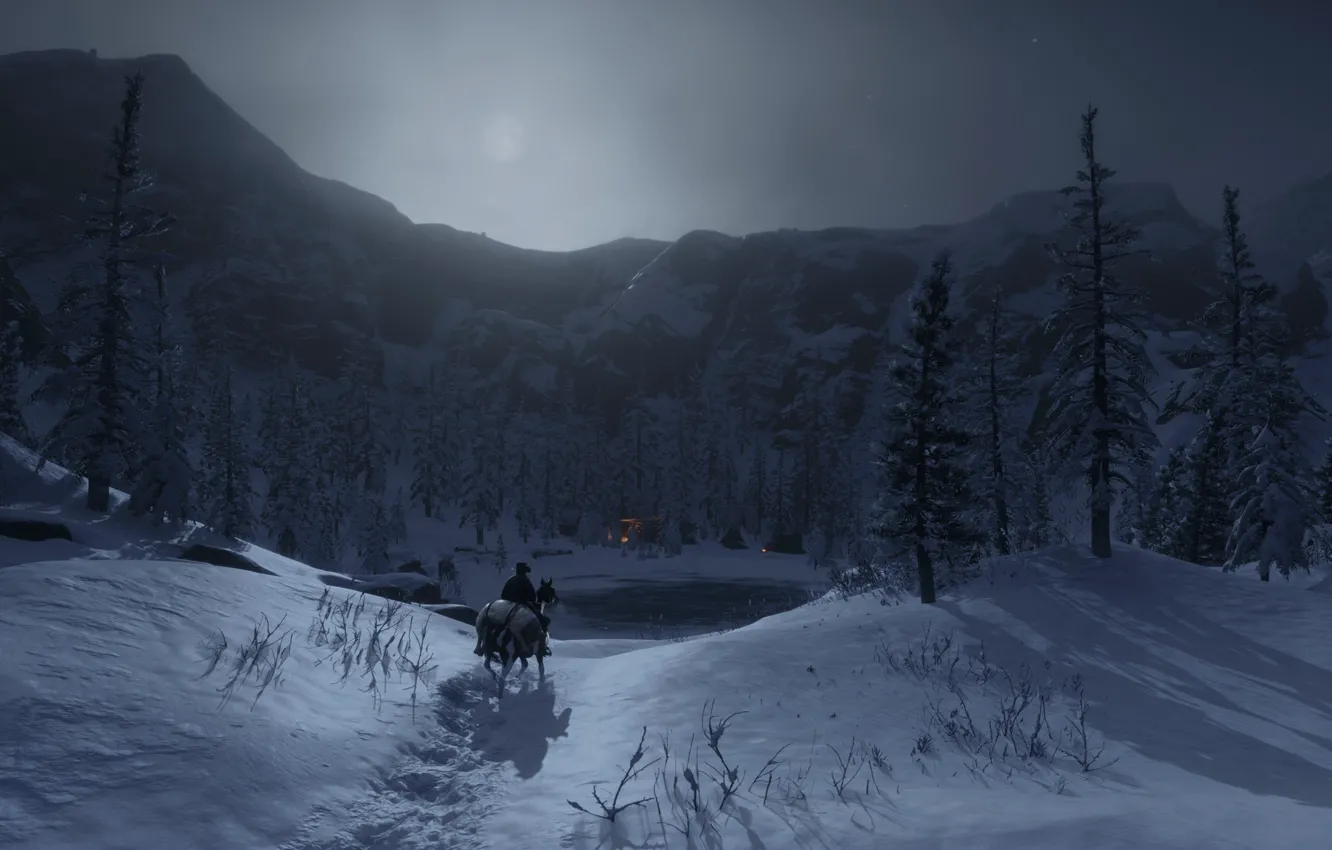 Photo wallpaper game, Rockstar Games, Red Dead Redemption 2, Gang, RDR