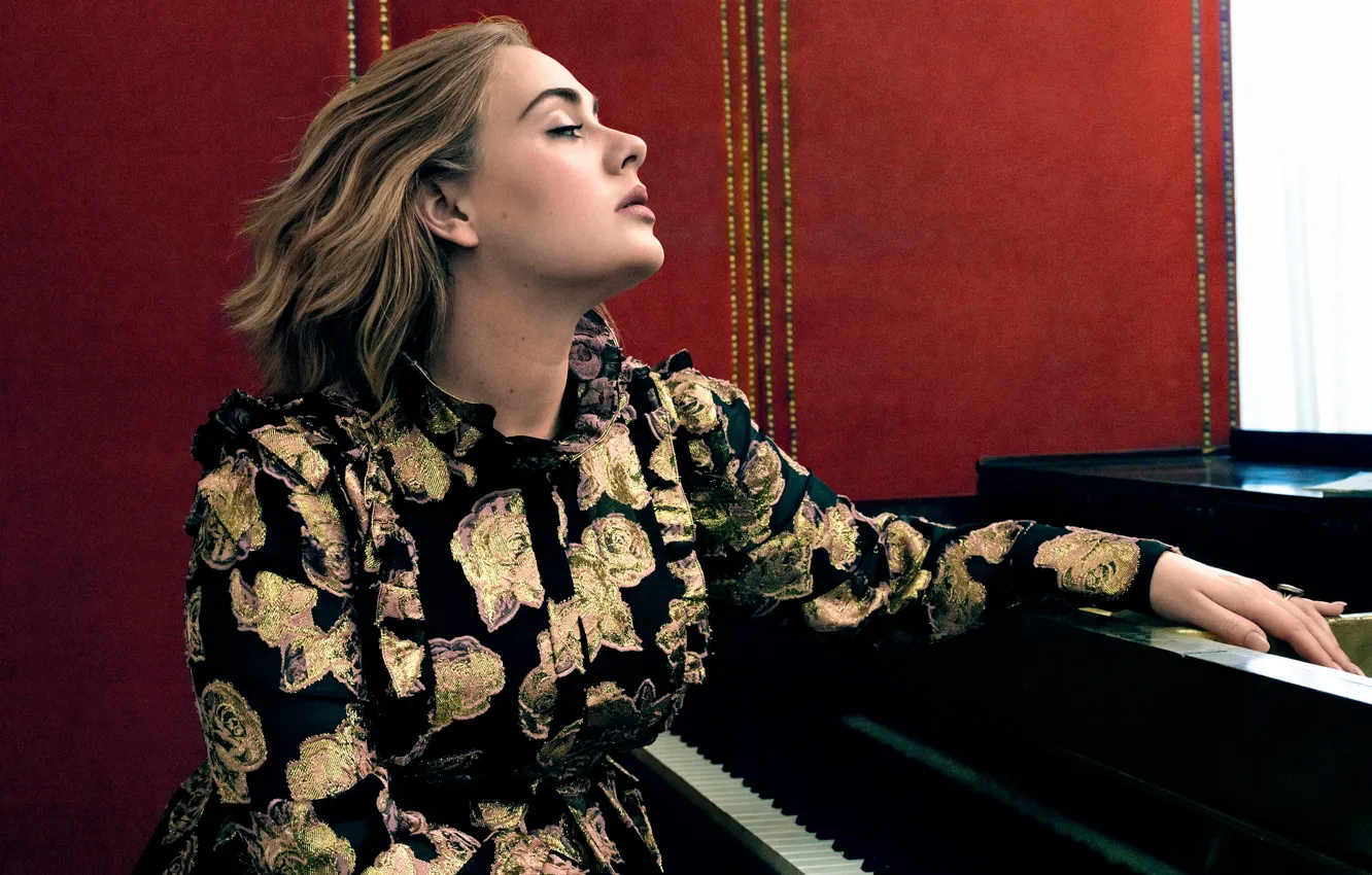 Photo wallpaper singer, photoshoot, composer, Adele, Adele, Vogue, 2016, Adele Laurie Blue Adkins