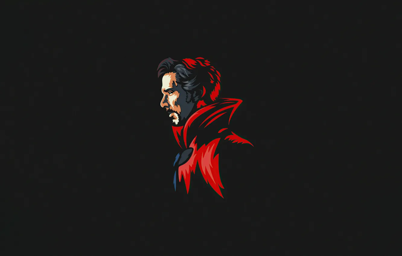 Photo wallpaper minimal, Doctor Strange, Doctor Strange