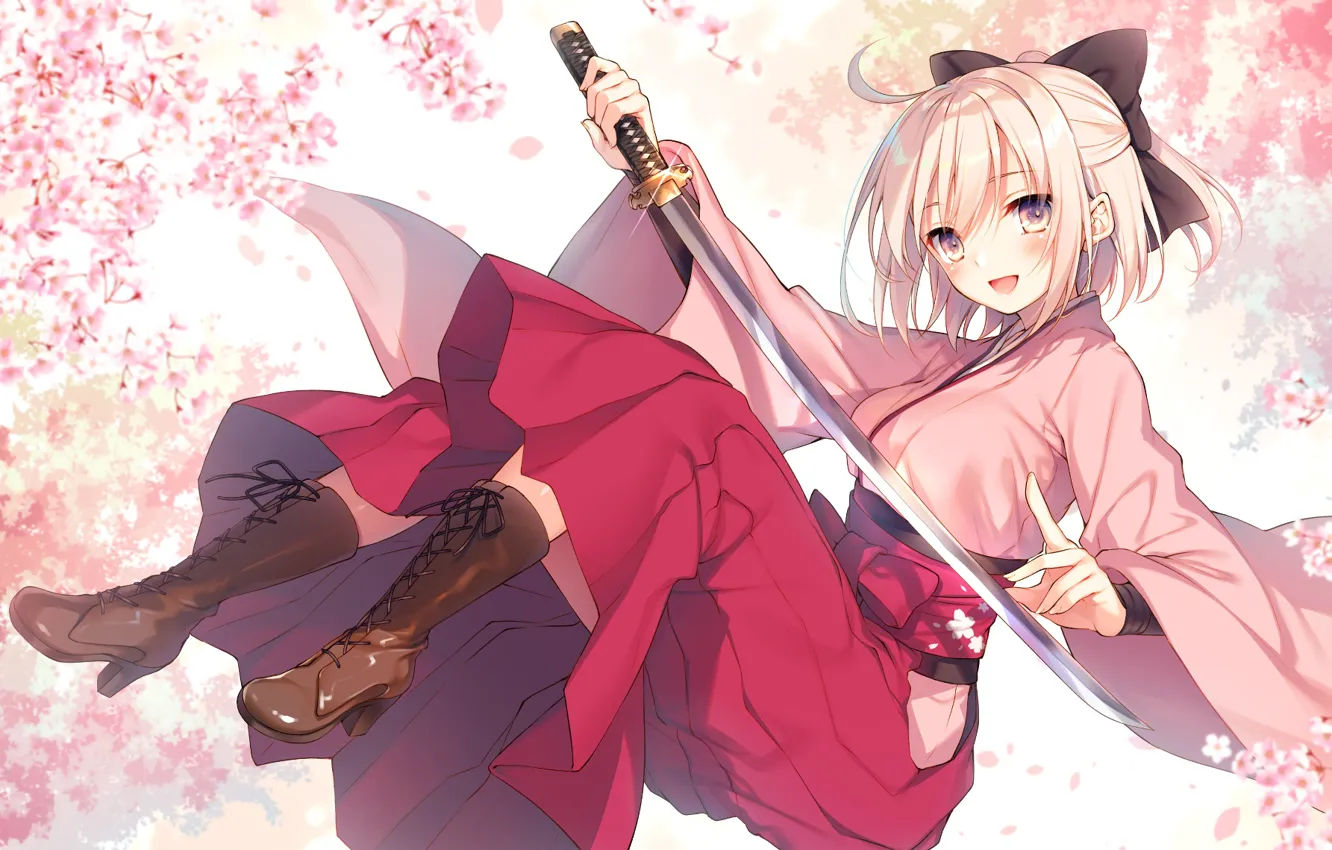 Photo wallpaper girl, sword, the saber, Fate / Grand Order