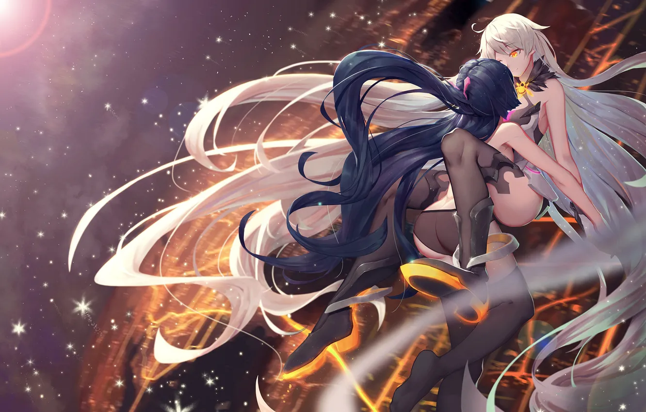 Photo wallpaper girl, sexy, anime, benghuai xueyuan