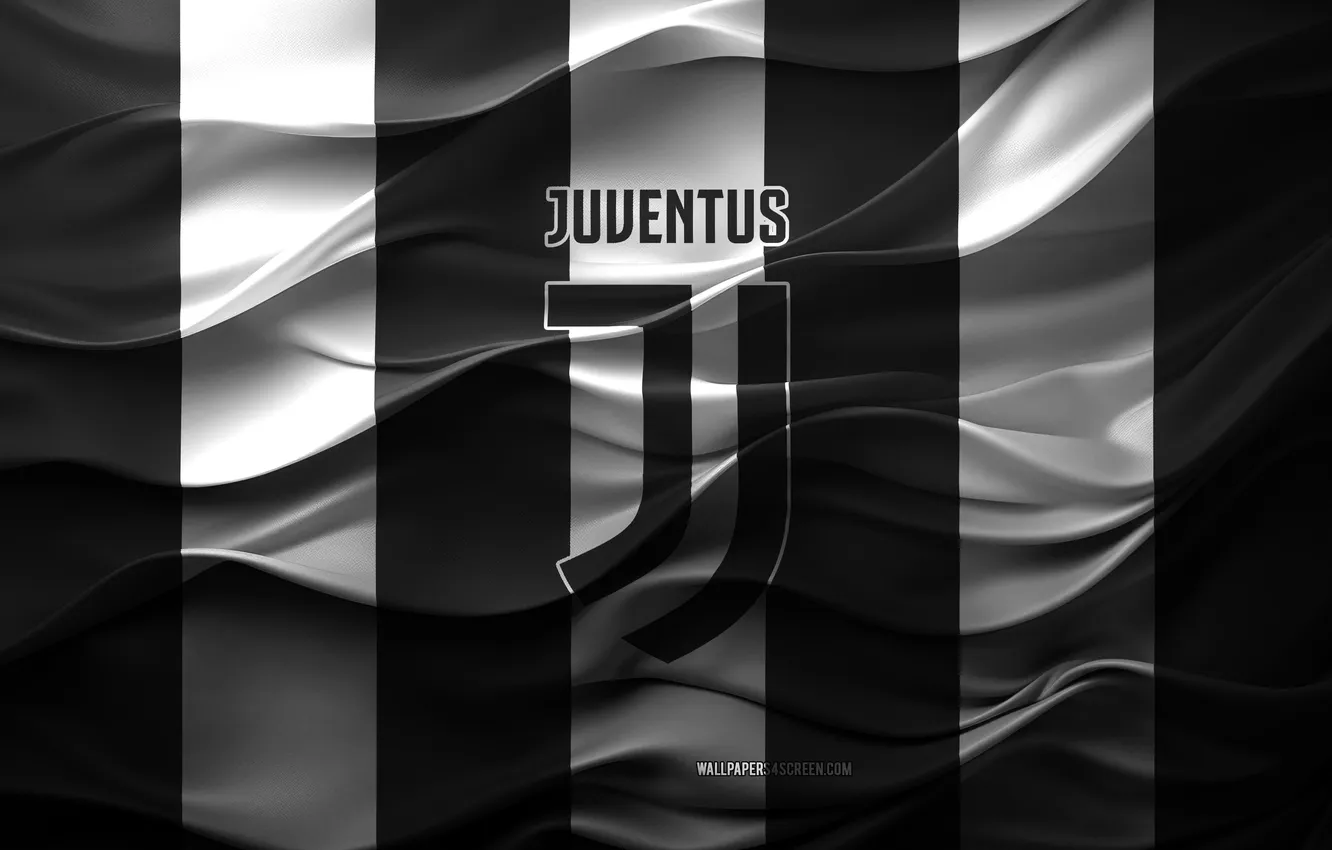 Photo wallpaper logo, club, symbol, football, flag, soccer, Italia, Juventus