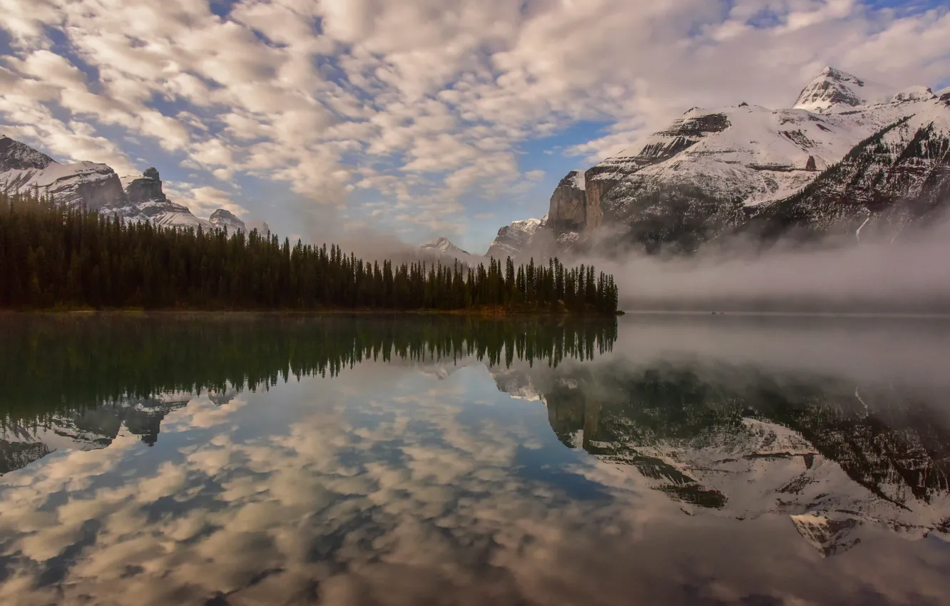 Photo wallpaper nature, Canada, Albert, Lake Malin