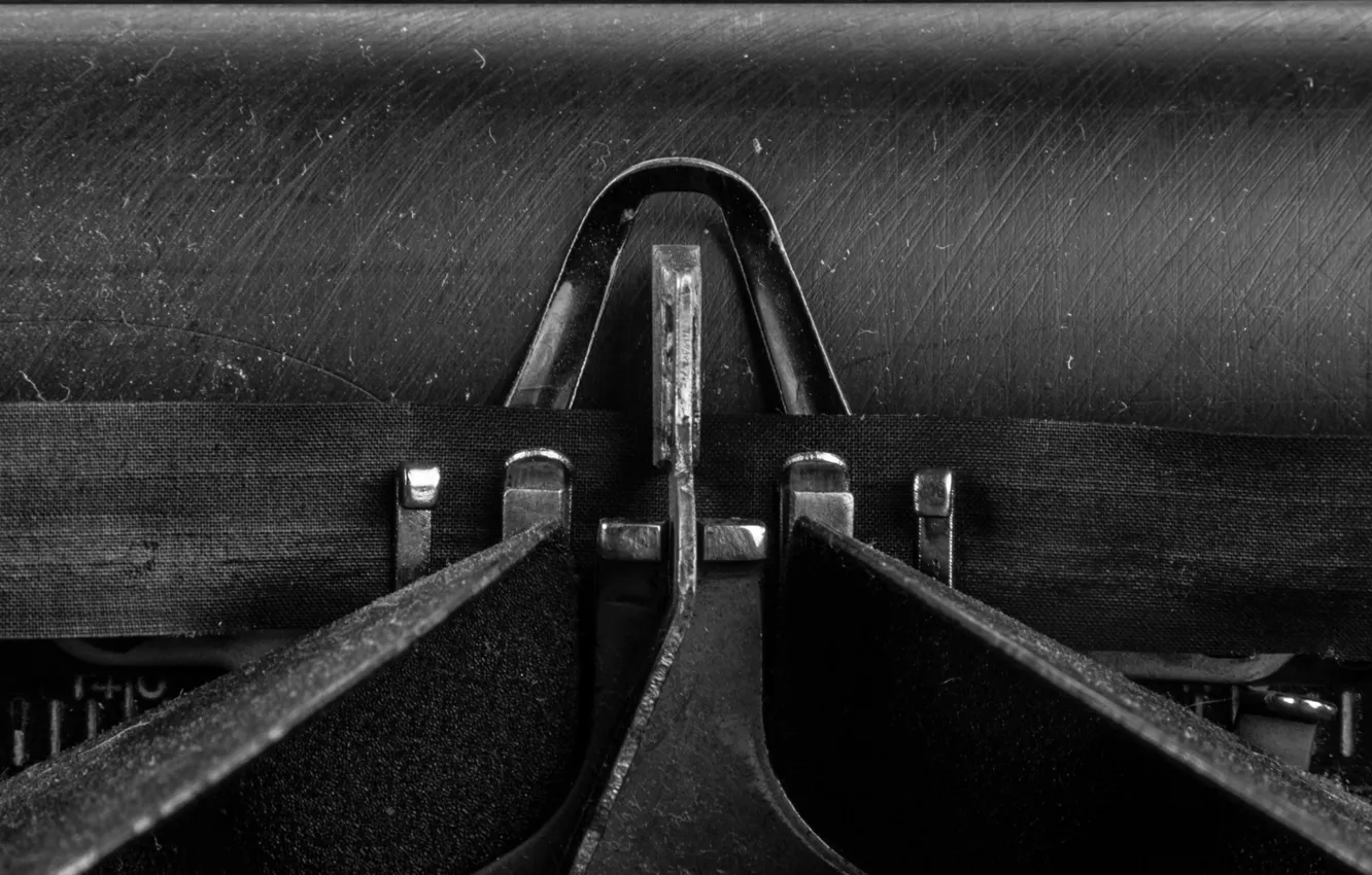 Photo wallpaper typewriter, scooter, ink ribbon